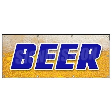 Signmission BEER BANNER SIGN brew beer beverage keg bar restaurant liquor B-96 Beer